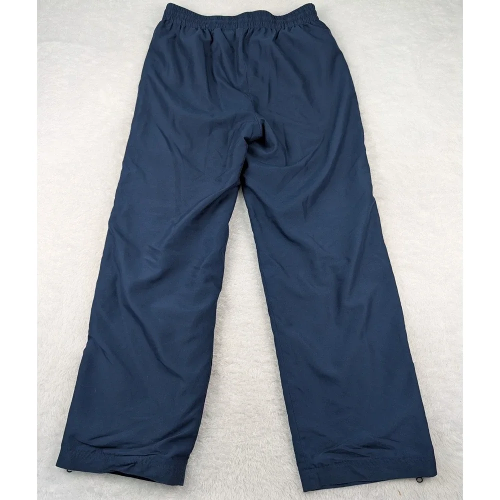 NFL New England Patriots Men's Large Navy Blue Zip Ankle Lined Track Pants